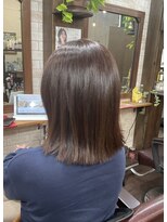 ヘアメイクスタジオ ココ(hair make studio coco) ヴィラロドラカラー★切りっぱなしミディアム♪