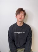 ラフな七三