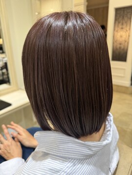 エイミーバイアフロートザガーデン 浦和店(amie by afloat the garden) つやつや大人可愛いピンクブラウン