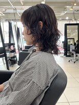 アクアオモテサンドウ(ACQUA omotesando)&nbsp;△癖毛風パーマレイヤーパーマウルフパーマミディアムパーマ