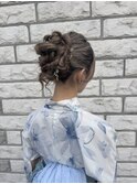 浴衣ヘアアレンジアップスタイルヘア
