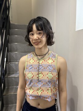 デイジードゥ(Daisy duex) ボブパーマ 顔周りレイヤー