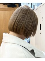 ロビー(LOBBY)&nbsp;『LOBBY』大村ミルクディーベージュ×ミニボブ