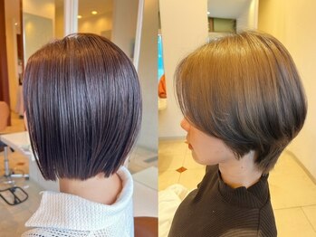 グリーグリー(Gree gree)の写真/デザイン性のあるスタイルでも自宅でのお手入れで再現☆スタイリングも簡単♪毎日がサロン帰りの仕上がり♪