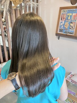 ヘアメイク アンフィ(amphi) 黒艶髪..~**.