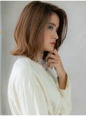 ハイトーンカラーシャギーボブディクラゲヘアーX大宮20代30代