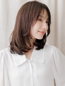 カバーヘアアンドスパ ブリス 浦和(COVER HAIR&SPA bliss) チャコールグレー顔周りレイヤーハッシュカットZ浦和30代40代