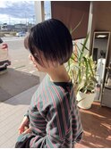 大人ショートボブ　ミニボブ