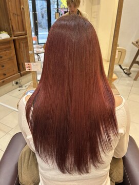 リーナ ビューティガーデン(LiNA BeautyGarden) 髪質改善カラー/チェリーレッド