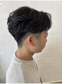 毛流れフェザーパーマ