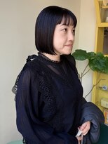ヒントステーション(HINTSTATION)&nbsp;〈浅草美容室〉あごラインボブ×トーンダウンカラー