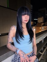 エイト プラット 渋谷2号店(EIGHT plat) ペールブルー デザインブラックカラー 7/28
