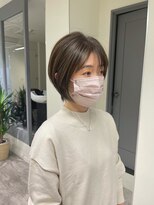 ジービージー(GBG) くびれショートボブ40代50代グレイカラー白髪染め白髪ぼかし