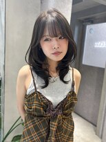 ロンドクロエ 横浜(Lond Chloe)&nbsp;オリーブベージュ/レイヤーカット/顔周りレイヤー/シースルー