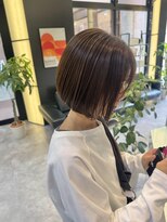 シュールドゥー(SUR DEUX)&nbsp;内巻きbob×アッシュカラー