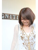 イグニッション(ignition)&nbsp;ミディアムボブスタイル