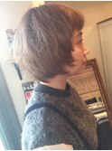 ☆chouchou☆アッシュ系カラー×マッシュショート♪