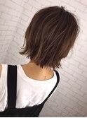 外はね切りっぱなしボブ