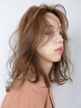 アルバム 渋谷パルコ(ALBUM) アプリコットベージュ_アッシュブラウンネオウルフ_76504