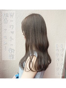 ワット 新宿店 【W-ワット-新宿店 i】ラテベージュ