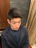 プレミアムバーバー 目黒店(PREMIUM BARBER produce by HIRO GINZA) ツーブロックアップバング〈目黒〉〈理容室〉
