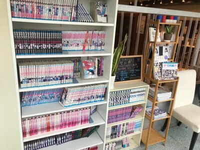 店内には約千冊の漫画があるので待ち時間もあっという間です。