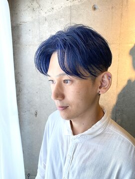 サップ 茨木店(Sup) 【Sup】センターパート×ダークネイビー