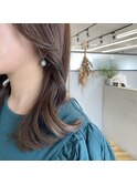 透明感アッシュベージュ