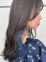 オーストヘアー リュウール(Aust hair Lueur) ヨシンモリ×イヤリングカラーネビージュ K セクションカラー