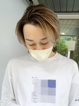 アイティー バイ アルバム 中野店(IT by ALBUM) メンズバレイヤージュ_コンマヘアスキンフェード_ba391633