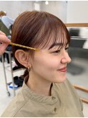 透明感カラー×ミニボブ__ニュアンスカラー透明感ミニボブ