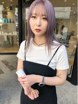 パーク(PAAQ) 【paaq田中智大】ラベンダーカラー×ブリーチカラー