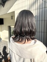 センスヘア(SENSE Hair) ウルフ×ブリーチなしイヤリングカラー