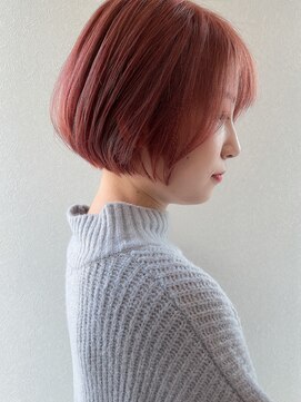 メロウ 神戸三宮(mellow) ショートボブ / オレンジベージュ