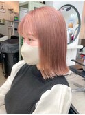 ダブルカラーハイライトイルミナカラーインナーカラーブリーチ