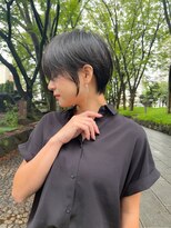 ロンドエニカ 大宮(Lond enika)&nbsp;lond惇平　大人ガーリーショートグレージュカラープリカール