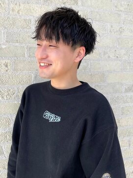 トップヘアーラウンジ 知立(TOP HAIR Lounge) 無造作なツイストスパイラルがカッコいい！/前髪パーマ