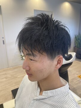 バースト(BURST) ツーブロックショート