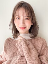うるツヤ小顔カット艶感似合わせカット美髪シースルーバング