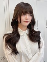 アリュウル 表参道 青山(Allure) ぱっつんバング×韓国くびれヘア◯ 伊藤