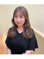 スニュウ(snuw)&nbsp;【snuw mina】レイヤーカット/透明感カラー/伏見