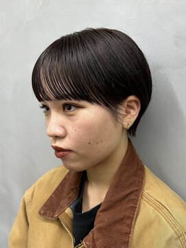 オアシス(oasis) 【oasisオグラ】大人ショートボブ丸みショートカット前髪あり