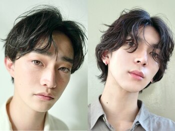 クレア(CREA)の写真/【当日予約◎】トレンドヘアやビジネスマンの方にメンズパーマが大好評★眉カット◎
