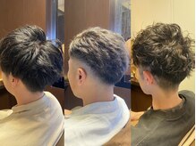 メンズのお客様も多数！シェービングが人気です［茅ヶ崎/カラー]