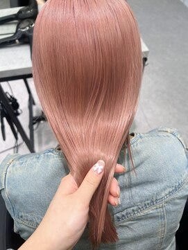 ペレ 渋谷(PELE) ホワイトグレージュ/デジタルパーマ/チェリーブラウン/渋谷