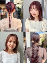 【野々村朋美】ブリーチなしでも可愛い"育てる"暖色カラー/褒められヘアアレンジ Instagram @_nono_tomo