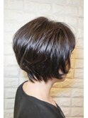 30代40代50代60代×グラデーションボブ×ヘアマニキュア