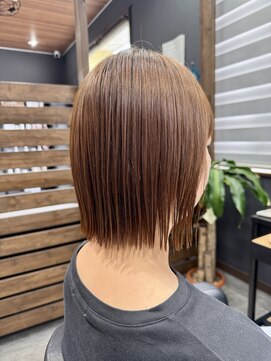 クリア(CLEAR) 切りっぱなしストレートボブ