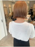 パッっとボブ×髪質改善カラー