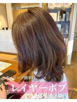 ユウヘアー 石川橋店(U Hair)&nbsp;艶髪カラー×柔らかレイヤースタイル